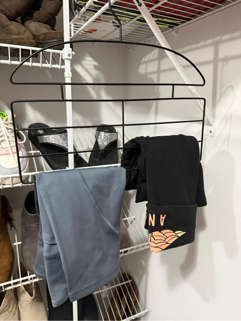 IKEA Black Multi-Ring and Multi-Hook Closet Hangers